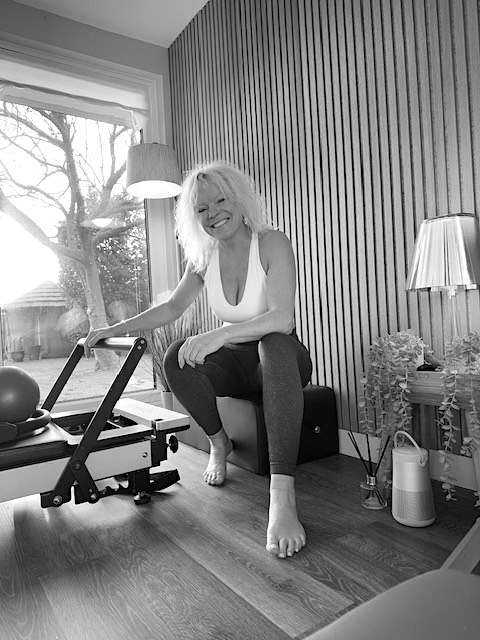 Bella Higgins in her private pilates studio - reformer pilates ashford